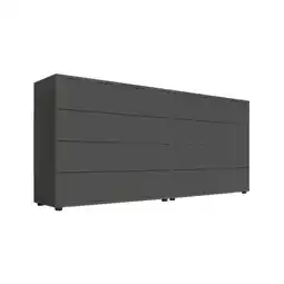 Möbelix Sideboard Mailand 1 B: 158cm Anthrazit Angebot