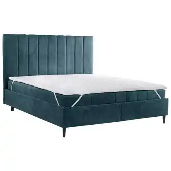 Möbelix Polsterbett mit Lattenrost Mia Hellblau 180x200 cm Angebot