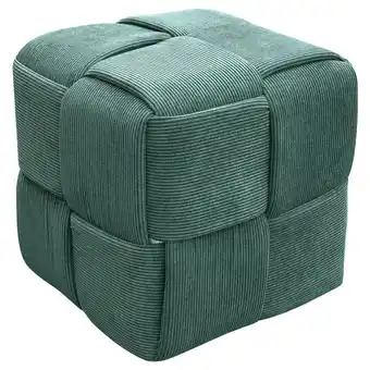 Möbelix Pouf Urban Dunkelgrün Gepolstert Angebot