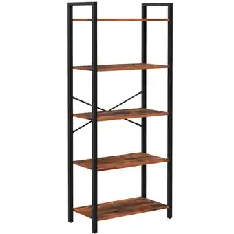 Möbelix Bücherwand Iron B: 66 cm Braun/Schwarz Angebot