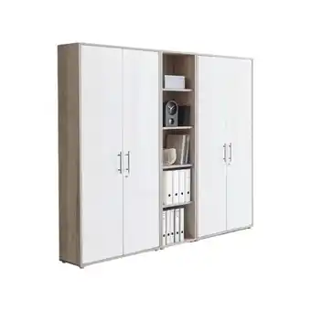 Möbelix Office Edition B: 213 cm Sonoma Eiche/Weiß Angebot