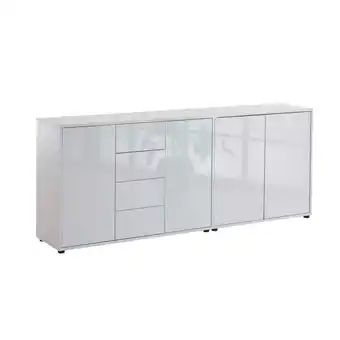 Möbelix Sideboard Mailand 15 B: 185 cm Weiß Angebot