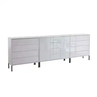 Möbelix Sideboard Mailand 12 B: 264 cm Weiß Angebot