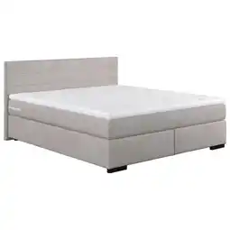 Möbelix Boxspringbett mit Topper 160x200 cm Mammut,silberfarben Angebot