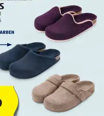 Hofer Up 2 Fashion Damen Filzclogs Angebot