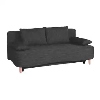 Möbelix Schlafsofa mit Bettkasten Lara Magma Schwarz Angebot