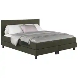 Möbelix Boxbett mit Topper Andorra 160x200 cm Dunkelbraun Angebot