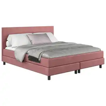 Möbelix Boxbett mit Topper Andorra 140x200 cm Rosa Angebot