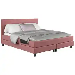 Möbelix Boxbett mit Topper Andorra 160x200 cm Rosa Angebot