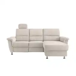 Möbelix Ecksofa mit Stauraum Parole Beige Chenille Angebot