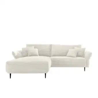 Möbelix Ecksofa Vanilla Weiß S: 178x264-302 cm Angebot