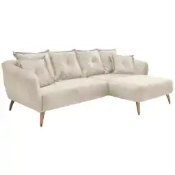 Möbelix Ecksofa Baggio, Beige, Buchefarben, S: 277x162 cm Angebot