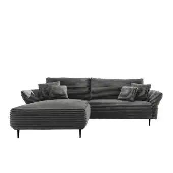 Möbelix Ecksofa Vanilla Anthrazit S: 178x264-302 cm Angebot