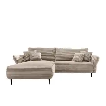 Möbelix Ecksofa Vanilla Cappuccino S: 178x264-302 cm Angebot