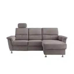 Möbelix Ecksofa mit Stauraum Parole Graubraun Chenille Angebot