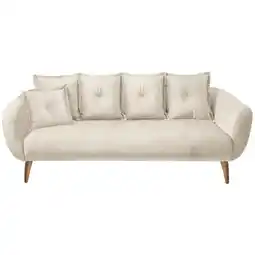 Möbelix 3-Sitzer-Sofa Baggio Beige, Buchefarben, B: 236 cm Angebot