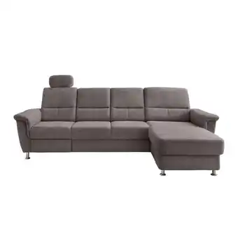 Möbelix Ecksofa mit Relaxfunktion Parole Graubraun Chenille Angebot