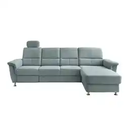 Möbelix Ecksofa mit Relaxfunktion Parole Blau Chenille Angebot