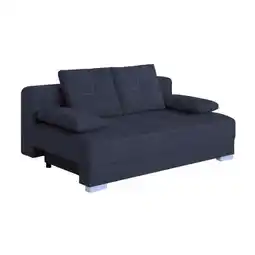 Möbelix Schlafsofa mit Bettkasten Ben Dunkelblau Angebot