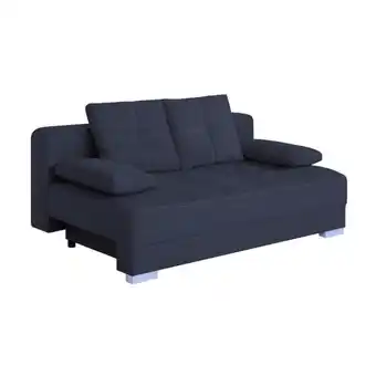 Möbelix Schlafsofa mit Bettkasten Ben Dunkelblau Angebot