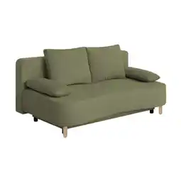 Möbelix Schlafsofa mit Bettkasten Lara Olivgrün Angebot