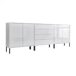 Möbelix Sideboard Mailand 5 B: 237 cm Weiß Angebot