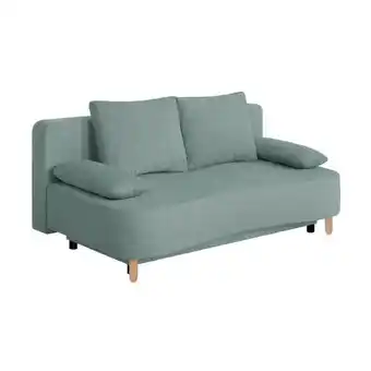 Möbelix Schlafsofa mit Bettkasten Lara Blaugrau Angebot