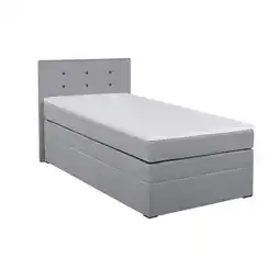 Möbelix Boxspringbett mit Bettkasten Siam Twist 90x200 cm Grau Angebot