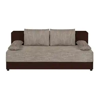 Möbelix Schlafsofa mit Bettkasten Lucy Mokka/Cappuccino Angebot