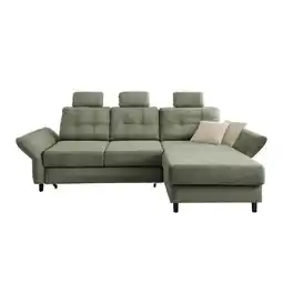 Möbelix Ecksofa Brizzini Dunkelgrün S: 250-280x176 cm Angebot