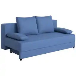 Möbelix Schlafsofa mit Bettkasten Lia Blau Angebot