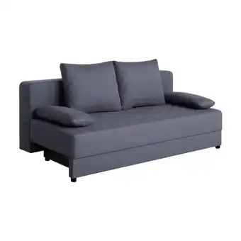 Möbelix Schlafsofa mit Bettkasten Lia Dunkelgrau Angebot