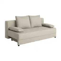 Möbelix Schlafsofa mit Bettkasten Lia Beige Angebot