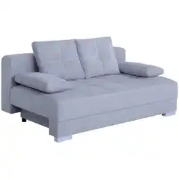 Möbelix Schlafsofa mit Bettkasten Ben Grau Angebot