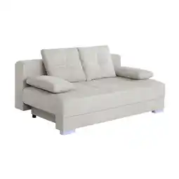 Möbelix Schlafsofa mit Bettkasten Ben Creme Angebot