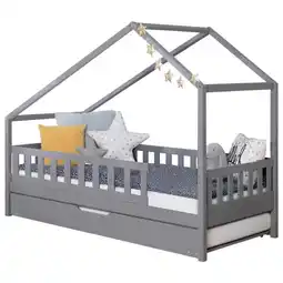 Möbelix Hausbett Lou Bettkasten Hellgrau B: 100 cm Angebot