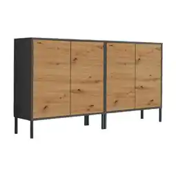 Möbelix Sideboard Mailand2 B:158cm Eiche Artisan Angebot