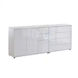 Möbelix Sideboard Mailand 9 B: 184,5 cm Weiß Angebot