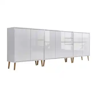 Möbelix Sideboard Mailand 6 B: 263,5 cm Weiß Angebot