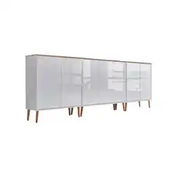 Möbelix Sideboard Mailand6 B: 263,5cm Weiß/Eiche Angebot