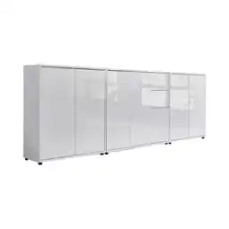 Möbelix Sideboard Mailand 6 B: 263,5 cm Weiß Angebot