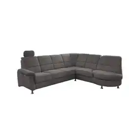 Möbelix Ecksofa mit Relaxfunktion Parole Graubraun Chenille Angebot