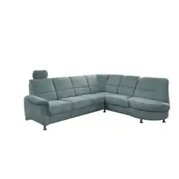 Möbelix Ecksofa mit Relaxfunktion Parole Blau Chenille Angebot