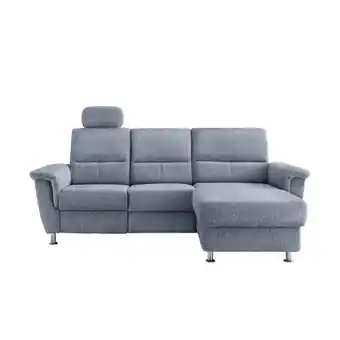 Möbelix Ecksofa mit Relaxfunktion Parole Hellblau Chenille Angebot