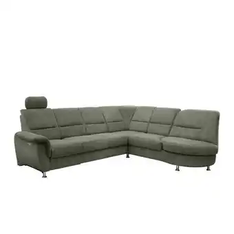 Möbelix Ecksofa mit Relaxfunktion Parole Dunkelgrün Chenille Angebot