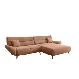 Möbelix Ecksofa Chenille Koralle S: 290x166 cm Angebot