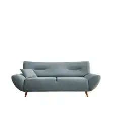 Möbelix 3-Sitzer-Sofa Chenille Blau Rücken Echt Angebot