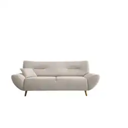 Möbelix 3-Sitzer-Sofa Chenille Beige Rücken Echt Angebot