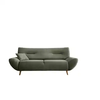 Möbelix 3-Sitzer-Sofa Chenille Dunkelgrün, Rücken Echt Angebot