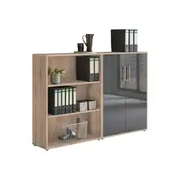 Möbelix Office Edition B:168cm Sonoma Eiche/Anthrazit Angebot